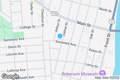 Map image of the property - 40 Seminary Ave