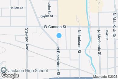 Map image of the property - 519 N Blackstone St