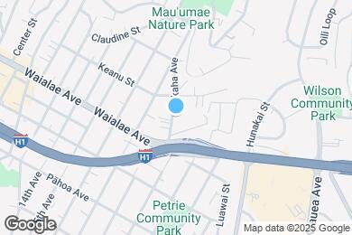 Map image of the property - 1253 Ekaha Ave