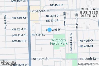 Map image of the property - 251 NE 41st St