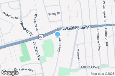 Map image of the property - 2810 Rosemary Ln