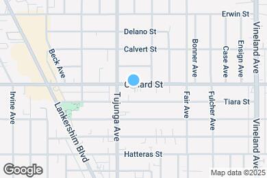 Map image of the property - 11334 Oxnard St