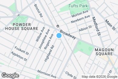 Map image of the property - 128 Boston Ave