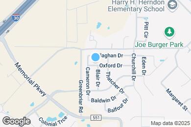 Map image of the property - 212 Oxford Dr