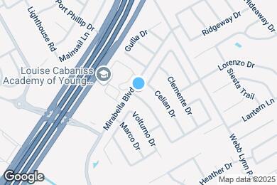 Map image of the property - 2980 Santa Sabina Dr