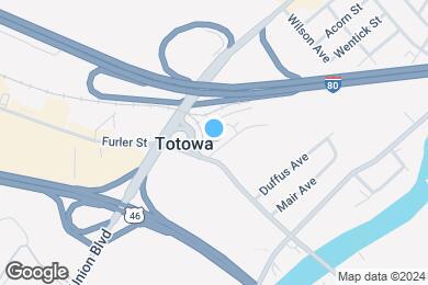 Map image of the property - Hilltop Apartments of Totowa