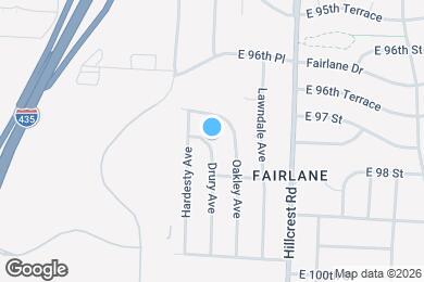 Map image of the property - 9807 Drury Ave