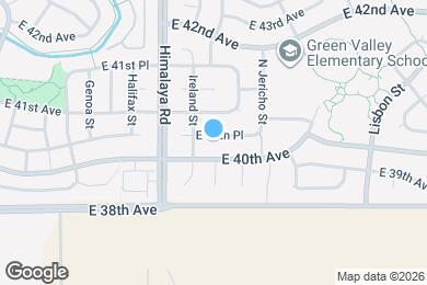 Map image of the property - 20342 E 40th Pl