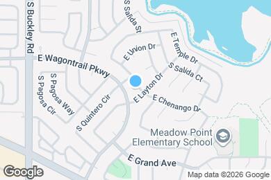 Map image of the property - 17405 E Temple Dr