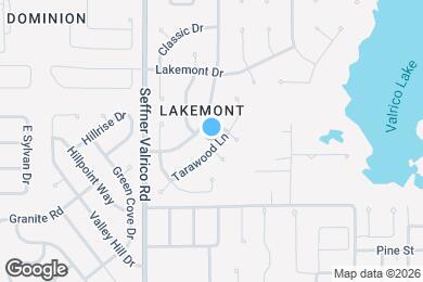 Map image of the property - 818 Tarawood Ln