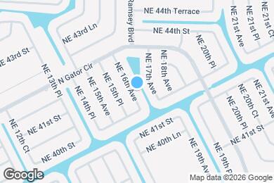 Map image of the property - 4117 NE 16th Ave