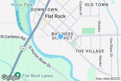 Map image of the property - 26095 E Huron River Dr