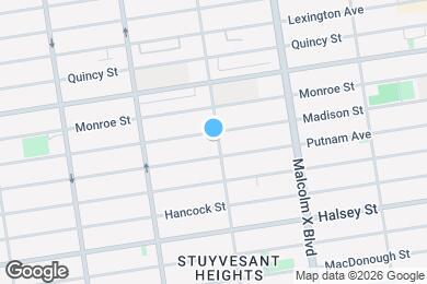 Map image of the property - 250 Stuyvesant Ave