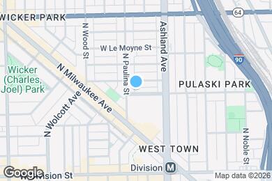 Map image of the property - 1646 W Blackhawk St