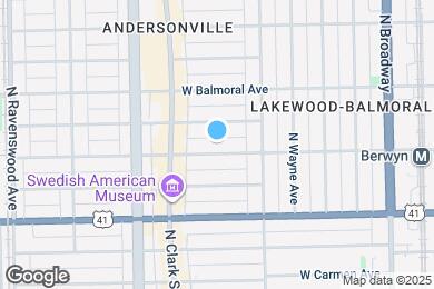 Map image of the property - 1444 W Berwyn Ave