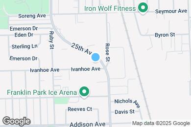 Map image of the property - 3812 25th Ave