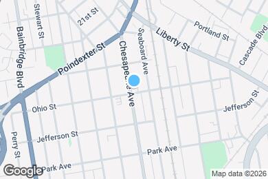 Map image of the property - 1143 Chesapeake Ave