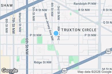 Map image of the property - 308 P St NW