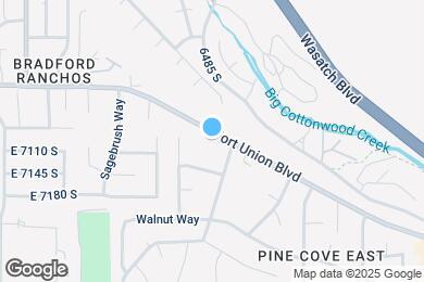 Map image of the property - 3308 East Fort Union Blvd