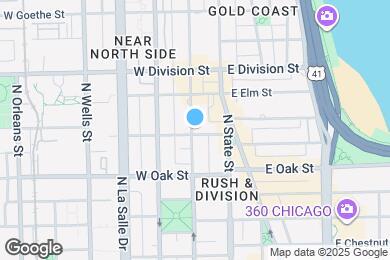 Map image of the property - 1121 N Dearborn St