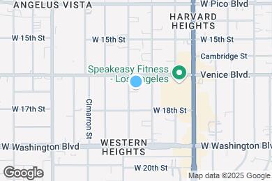 Map image of the property - 1624 S Gramercy Pl