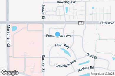 Map image of the property - 1924 French Trace Ave