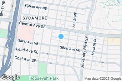 Map image of the property - 1500 Gold Ave SE