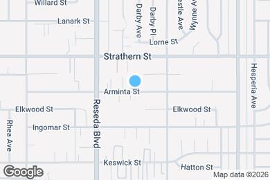 Map image of the property - 18401 Arminta St