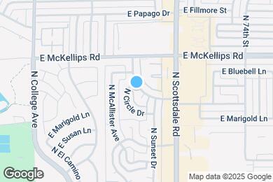 Map image of the property - 715 E Cavalier Dr