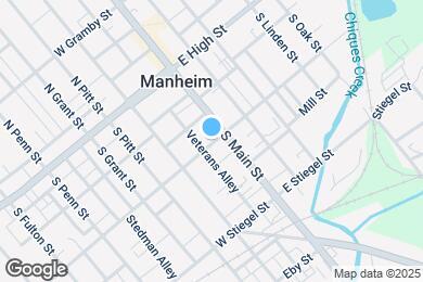 Map image of the property - 16 W Ferdinand St