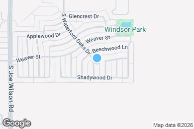 Map image of the property - 308 S Waterford Oaks Dr