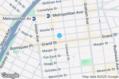 Map image of the property - 597 Grand St
