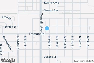 Map image of the property - 3619 N 60th St