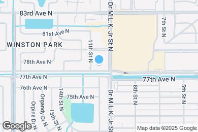 Map image of the property - 1001 77th Ave N