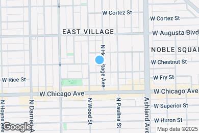 Map image of the property - 856 N Hermitage Ave