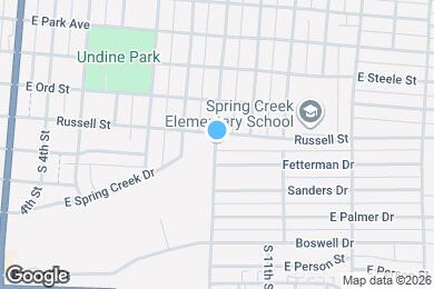 Map image of the property - 1140 S 9th St