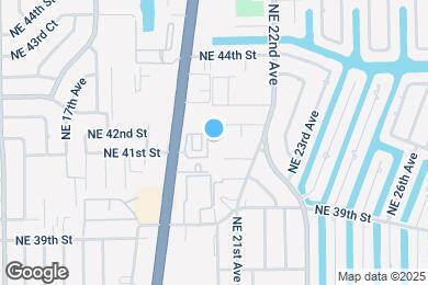 Map image of the property - 4123 NE 21st Terrace