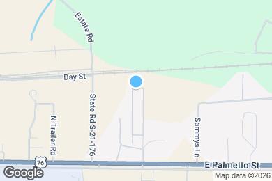 Map image of the property - 2635 E Palmetto St