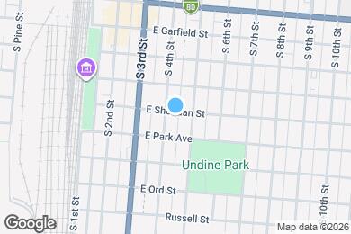 Map image of the property - 701 S 4th St