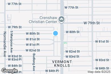 Map image of the property - 8006 S New Hampshire Ave