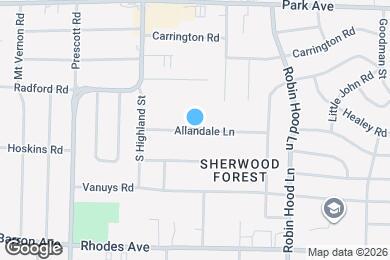 Map image of the property - 3570 Allandale Ln