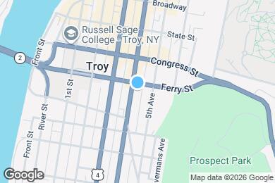Map image of the property - 166 4th St