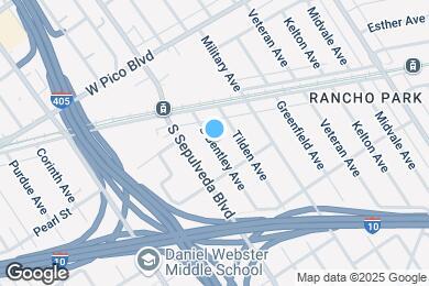 Map image of the property - 2544 S Bentley Ave