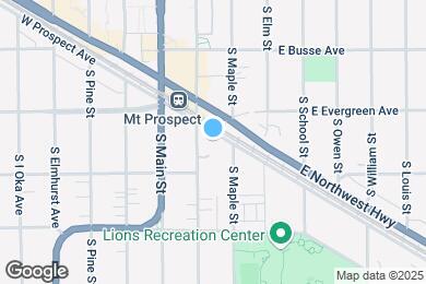 Map image of the property - 105 E Prospect Ave