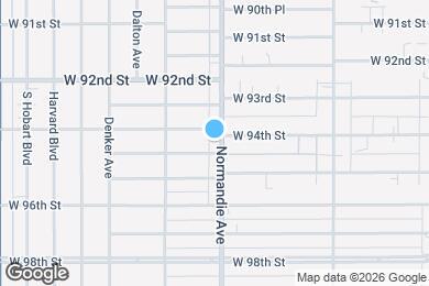 Map image of the property - 9417 S Normandie Ave