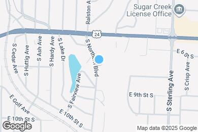 Map image of the property - 711 S Northern Blvd