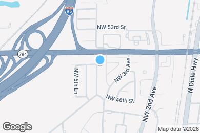 Map image of the property - 4998 NW 5th Ave