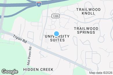 Map image of the property - University Suites Student Housing