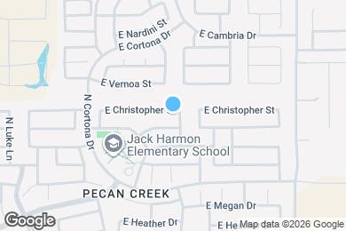 Map image of the property - 1283 E Christopher St