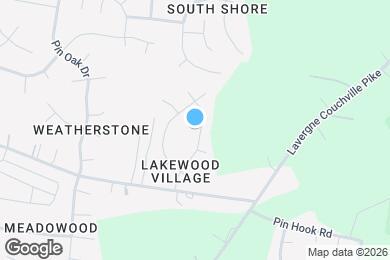 Map image of the property - 1849 Lakewood Village Dr